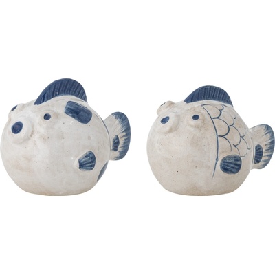 Bloomingville 82072568 Soľnička a korenička Fugu 2 ks