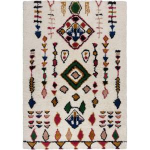 Flair Rugs Кремав ръчно изработен вълнен килим 160x230 cm Moroccan Fes - Flair Rugs (503119376332)