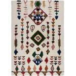 Flair Rugs Кремав ръчно изработен вълнен килим 160x230 cm Moroccan Fes - Flair Rugs (503119376332)