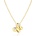 SAVICKI Колие с пеперуда, злато 585, бели диаманти, 0.06К, 40 см