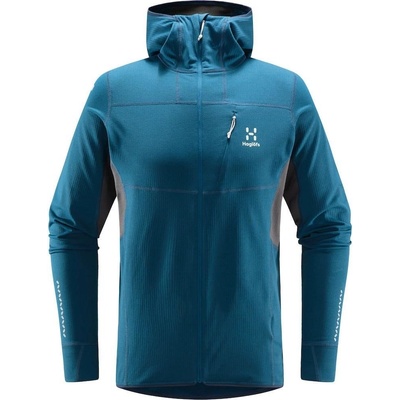 Haglöfs mikina L.I.M Mid Comp Hood pánská modrá