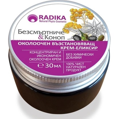 RADIKA Regeneračný očný krém s talianskou vôňou a konope 30 ml