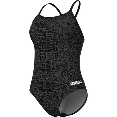 arena Snakeskin swimsuit lightdrop back 42