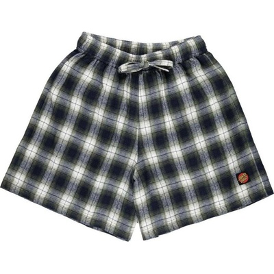 Santa Cruz kraťasy Classic Check shorts Navy Green Check