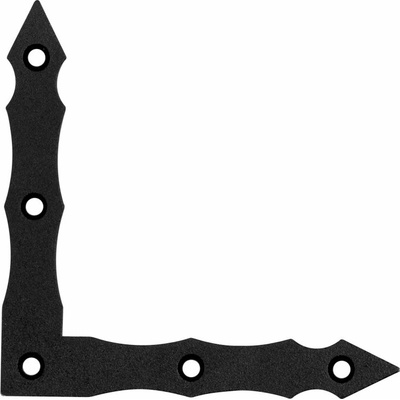 Mark NAD 1c / SNO 2 Rohovník ozdobný 150x150x25x2,5mm čierny