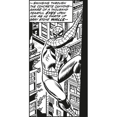 Komar Vliesová fototapeta Spider-Man Classic Climb rozměry 100 x 200 cm