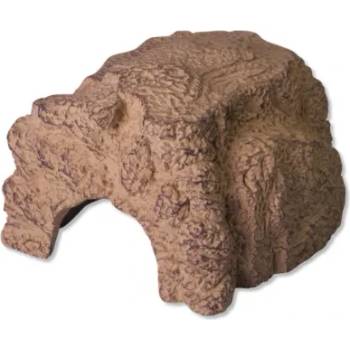 Jbl ReptilCava SAND M -Пещера с цвят на пясък за терариумни животни, 130/100/150 мм