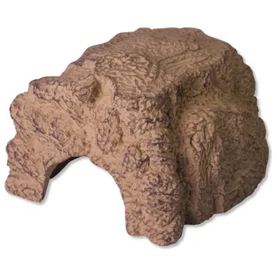 Jbl ReptilCava SAND M -Пещера с цвят на пясък за терариумни животни, 130/100/150 мм