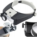 Verk Náhlavní lupa s LED světlem 1,5x 17x