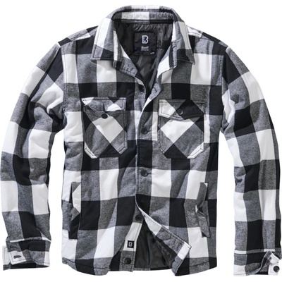 Brandit Lumberjacket bílá-černá
