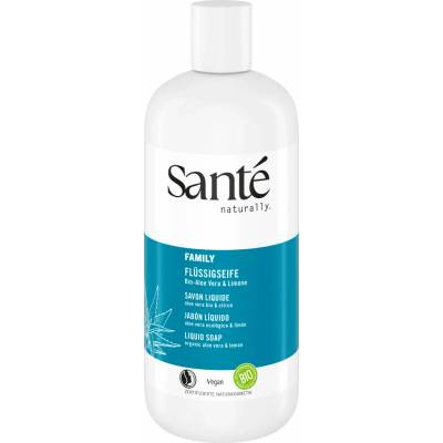 Santé naturally Family tekuté mýdlo s bio aloe vera a limetkou 500 ml