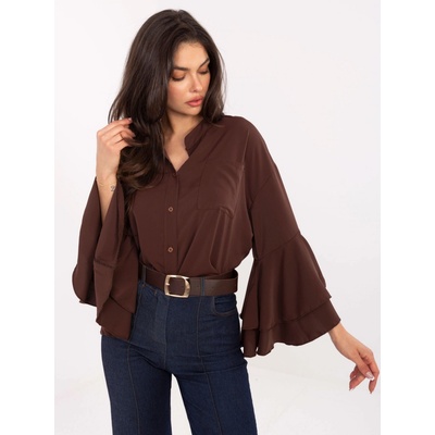 Rue Paris Shirt-MI-KS-3173.49-brown