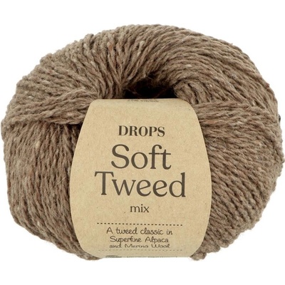 Drops Soft Tweed MIX 05 tmavá hnedá