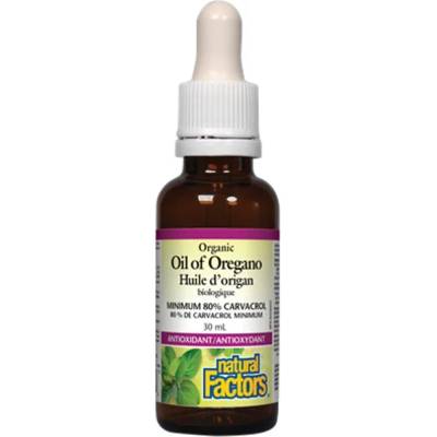 Natural Factors Organic Oil of Oregano, 30 ml, Natural Factors (4571 NF)