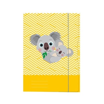 Herlitz Cute animals - koala A3 desky s gumou 3 klopy