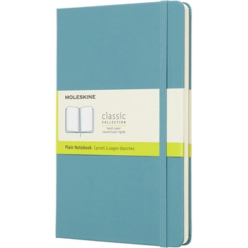 Moleskine Тефтер с бели страници Moleskine L рифово синьо (MOQP062B35)