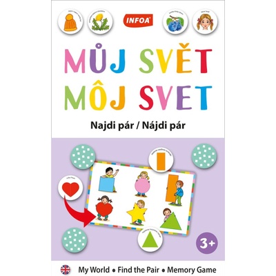 Výuková hra (krabička) Najdi pár - Můj svět / Môj svet