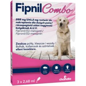 OrionPharma Fipnil Combo L Разтвор за нанасяне чрез капкомер за големи кучета (20-40 кг) 3 пипети