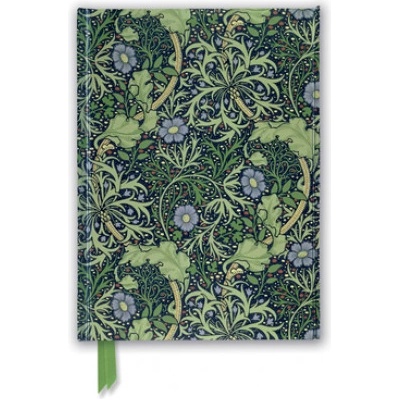 Flame Tree Publishing William Morris: Seaweed Wallpaper Design (Foiled Journal)