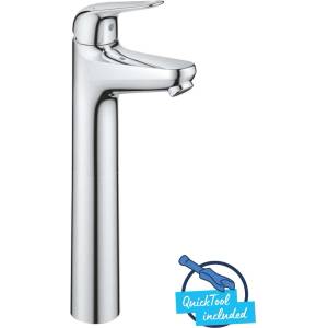 GROHE Swift - Смесител за умивалник с изход Push-Open, хром 24331001 (24331001)