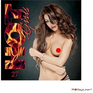 Dayliner Календар със съдържание за възрастни, за окачване на стена, DAYLINER „Hot Girls 18+ (DL7FA-S40)