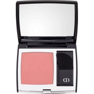Dior Rouge Blush kompaktná lícenkaso štetcom a zrkadielkom 475 Rose Caprice Matte 6 g