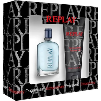 Replay Jeans Spirit! for Him Подаръчен комплект, Тоалетна вода 30ml + Душ гел 100ml, мъже