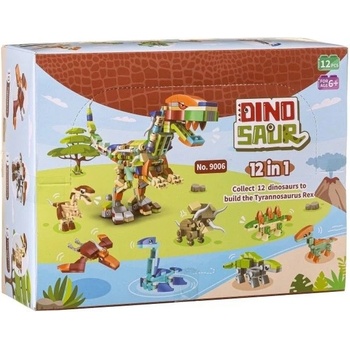 L-W Toys Set kostek Dinosaurus 12 v 1