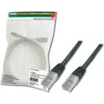 ASSMANN Пач кабел Assmann DK-1511-030/BLACK, U/UTP, Cat. 5e, 3m, черен (DK-1511-030/BLACK)