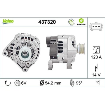 Alternátor VALEO 437320