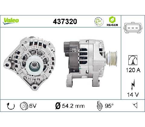 Alternátor VALEO 437320