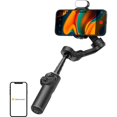 AOCHUAN Stabilizátor X2 s RGB osvětlením (černý)