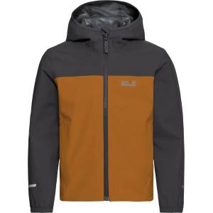 Jack Wolfskin Детско водоустойчиво яке Jack Wolfskin Kid's Adventuretribe 2L Jacket Waterproof jacket - Autumn Leaves - размер 176 (EU) (703-6904-0117)