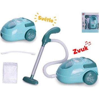 Mikro Прахосмукачка 15см на батерии със светлина и звук