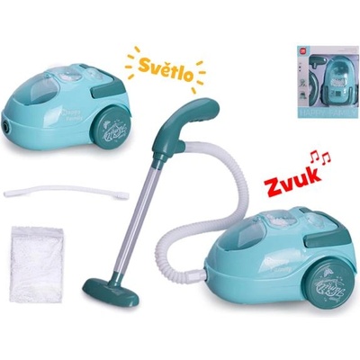 Mikro Прахосмукачка 15см на батерии със светлина и звук