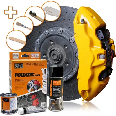 Foliatec Barva na brzdy, sada - Performance Yellow