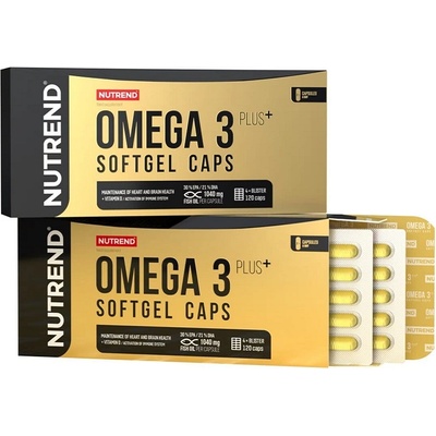 Nutrend Omega 3 Plus, 120 Capsules