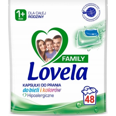 Lovela Family Kapsle Hypoalergenní na praní bílé a barvy 48 PD