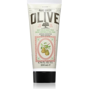 KORRES Pure Greek Olive & Honey Pear подхранващ крем за тяло 200ml