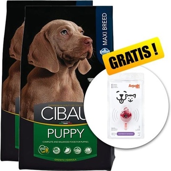 Cibau dog Puppy maxi 2 x 12 kg