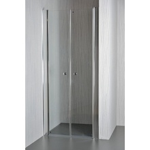 Arttec Dvoukřídlé sprchové dveře do niky SALOON 75 - 80 cm čiré sklo