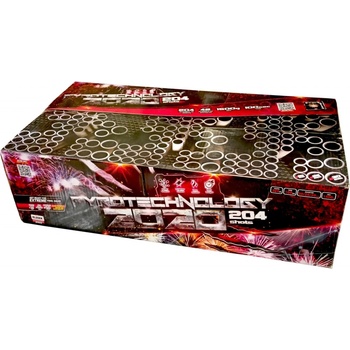 Kompaktní ohňostroj PYROTECHNOLOGY 204 ran 20 25 30 mm