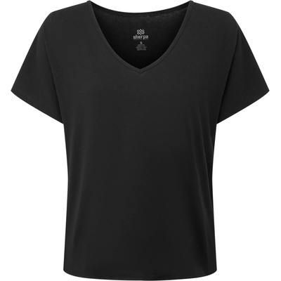 Sherpa Дамска тениска Sherpa Women's Jutnu V-Neck Tee T-shirt - Black - размер XS (916-6729-0111)
