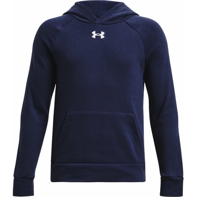 Under Armour Boys' Rival Fleece Hoodie modrá