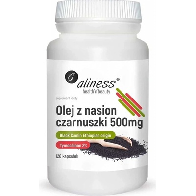 Aliness olej zo semien čiernej rasce 2% 500 mg 120 kapsúl