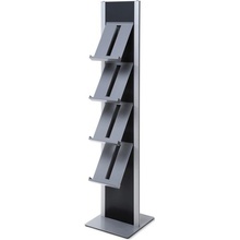Jansen Display stojan na letáky Totem hliníkové kapsy A4