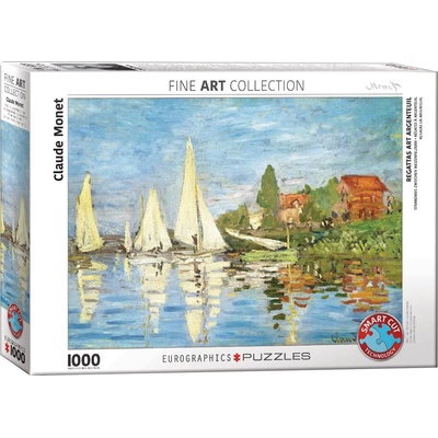 EUROGRAPHICS - Puzzle Claude Monet: Regatten in Argenteuil - 1 000 piese