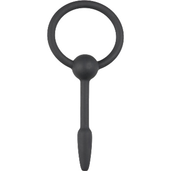 ostatní Small Silicone Penis Plug With Pull Ring