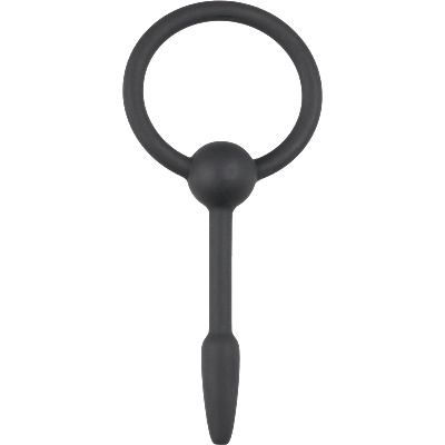 Sinner Small Silicone Penis Plug With Pull Ring