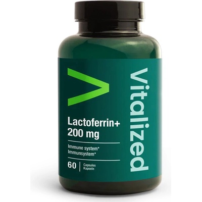 Vitalized Имунитет - Лактоферин 200 mg + витамин С 80 mg, 60 капсули (297670 (40003) LE)